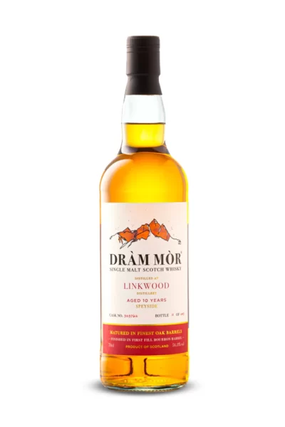 Dràm Mòr Linkwood 10 Year Old Bourbon Barrel