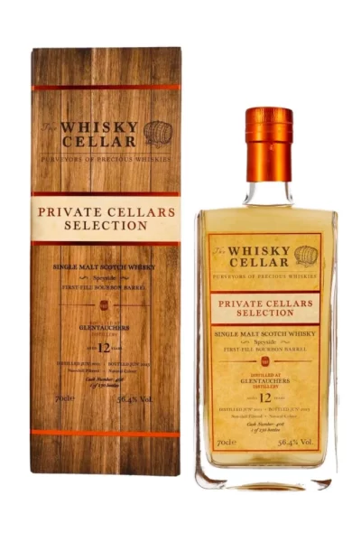 The Whisky Cellar Glentauchers 12 Year Old First Fill Bourbon