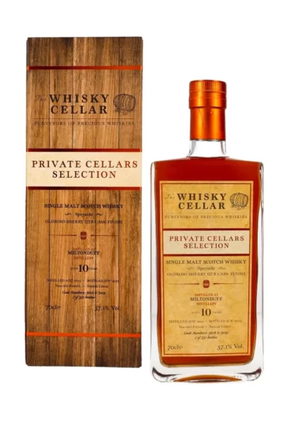 The Whisky Cellar Miltonduff 10 Year Old Oloroso Sherry